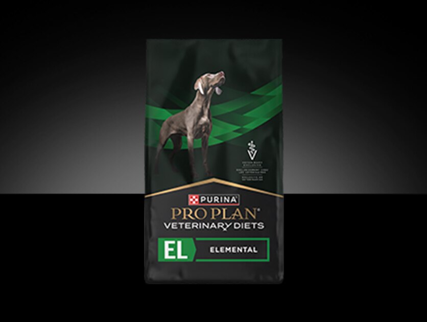 Pro Plan Veterinary Diet EL Elemental canine formula package.