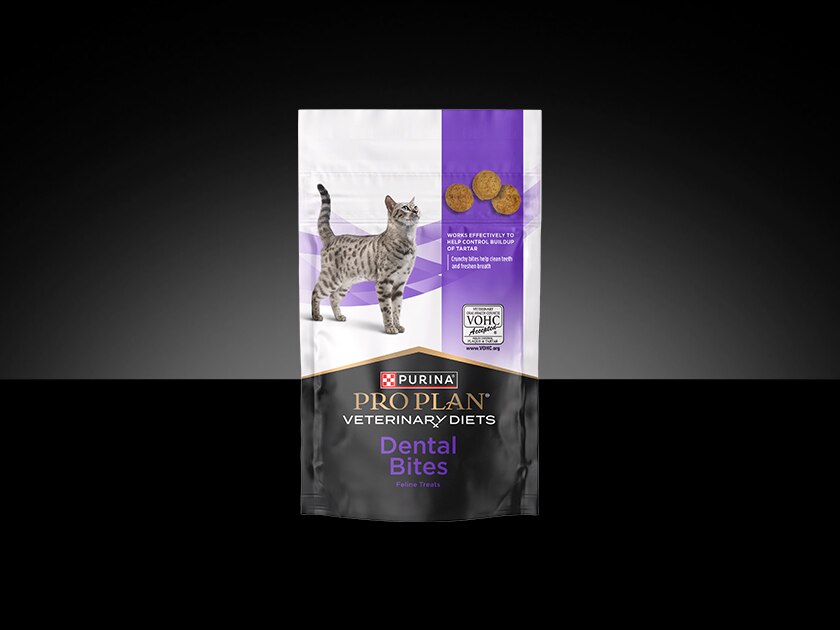 Pro Plan Veterinary Dental Bites Feline treats package