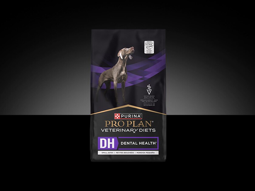 Canine Pro Plan Veterinary Diet DH Dental Health Small Bites dry dog food package