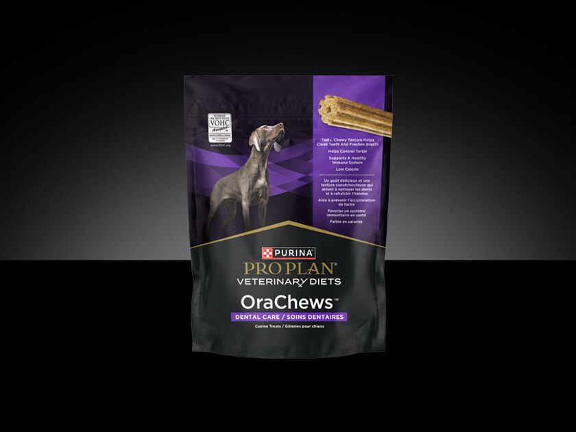 Pro Plan Veterinary OraChews Canine Dental treats package
