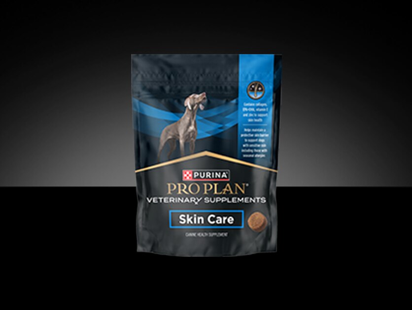 Canine Pro Plan Veterinary Supplement Skin Care package.