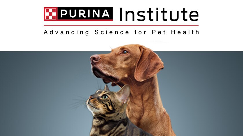 Purina Institute logo with image of dog and cat